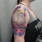 Realistik-Tattoo mit Weißkopf-Adler Motiv