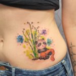 Tattoo im Comicstil mit Watercolor Optik