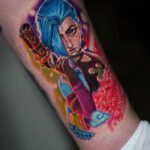 Jinx Tattoo von League of Legends