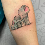 Elephant mit Kind