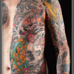 Halber Oberkörper + Sleeve im Asiatischen Stil